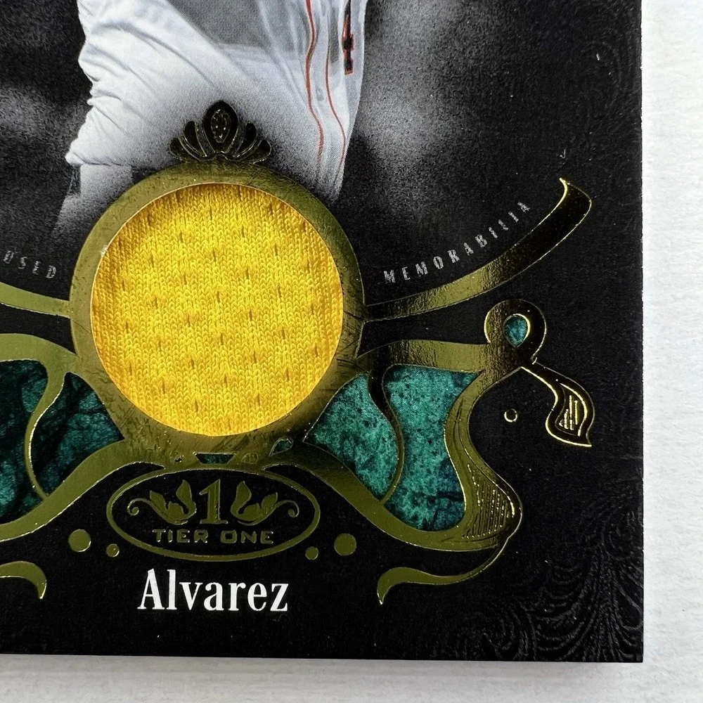 2026 Topps Tier One Yordan Alvarez Shadow Relic /99 Game Used Houston Astros